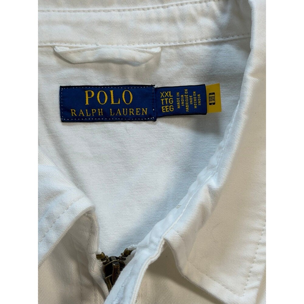 Polo Ralph Lauren Women’s White Bomber Jacket XXL - Picture 2 of 4